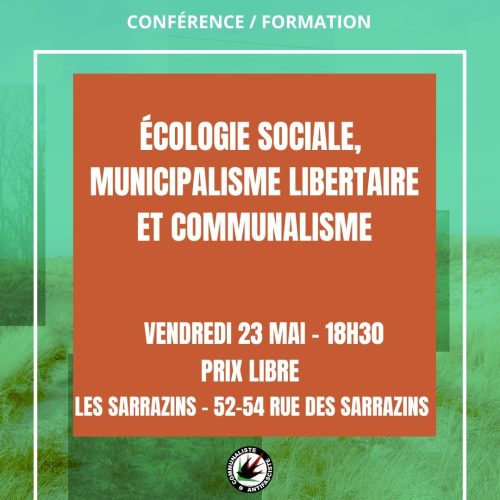 Formation municipalisme libertaire