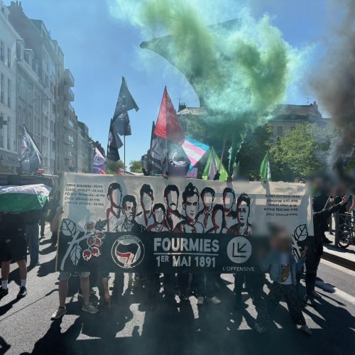 Photo du cortège du 1er mai à Lille